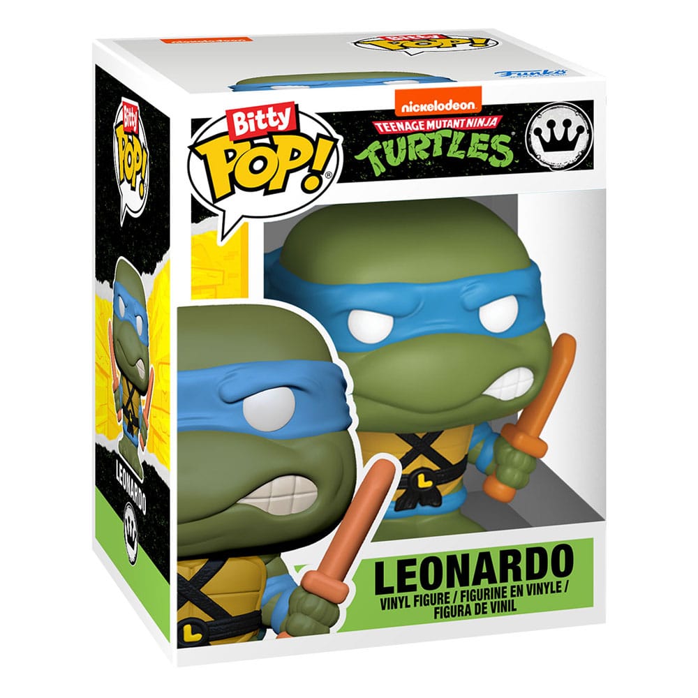 Teenage Mutant Ninja Turtles Bitty POP! Bitty Box Display with 2 Vinyl Figures Sewer Lair - Funko Playsets, Pop! Figures