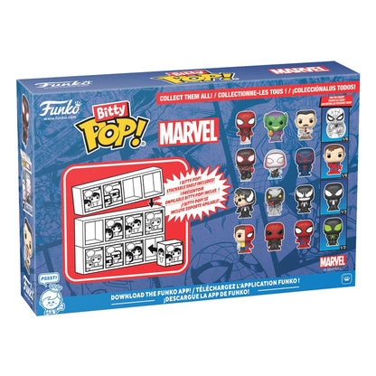 Spider-Man Bitty POP! Vinyl Figure 4-Pack Series 3 2 cm - Funko Mini Figures, Pop! Figures