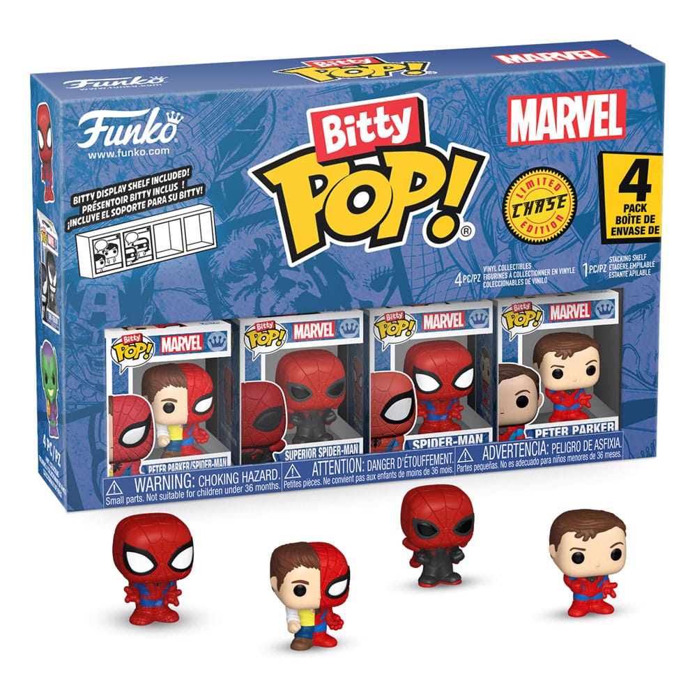 Spider-Man Bitty POP! Vinyl Figure 4-Pack Series 4 2 cm - Funko POP! Figures