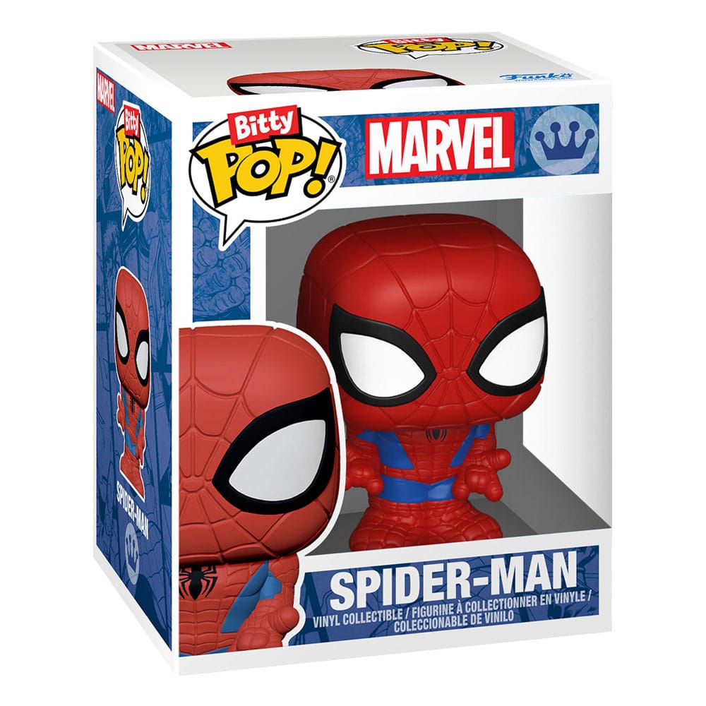 Spider-Man Bitty POP! Vinyl Figure 4-Pack Series 4 2 cm - Funko Mini Figures, POP! Figures