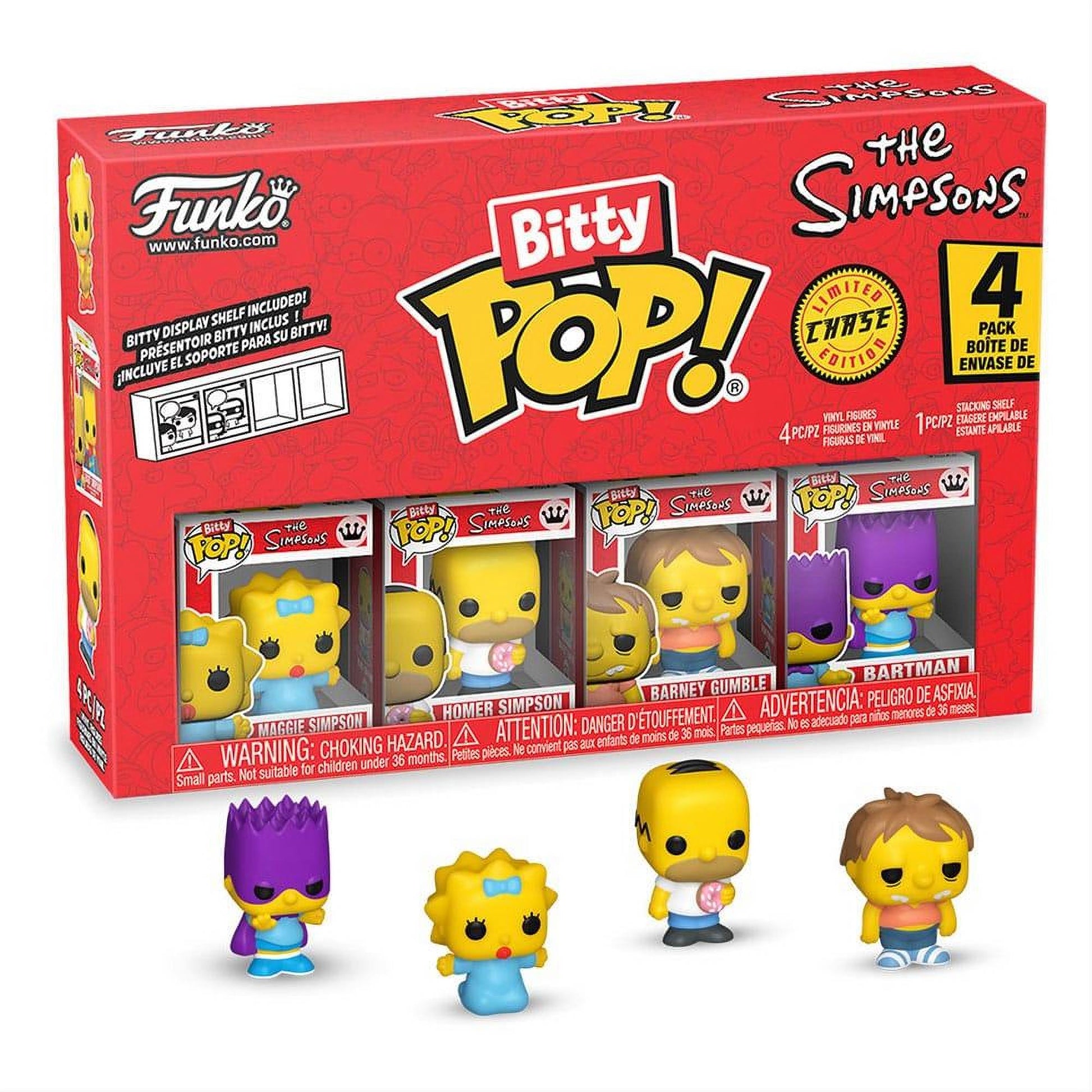 The Simpsons Bitty POP! Vinyl Figure 4-Pack Series 3 2 cm - Funko Pop! Figures