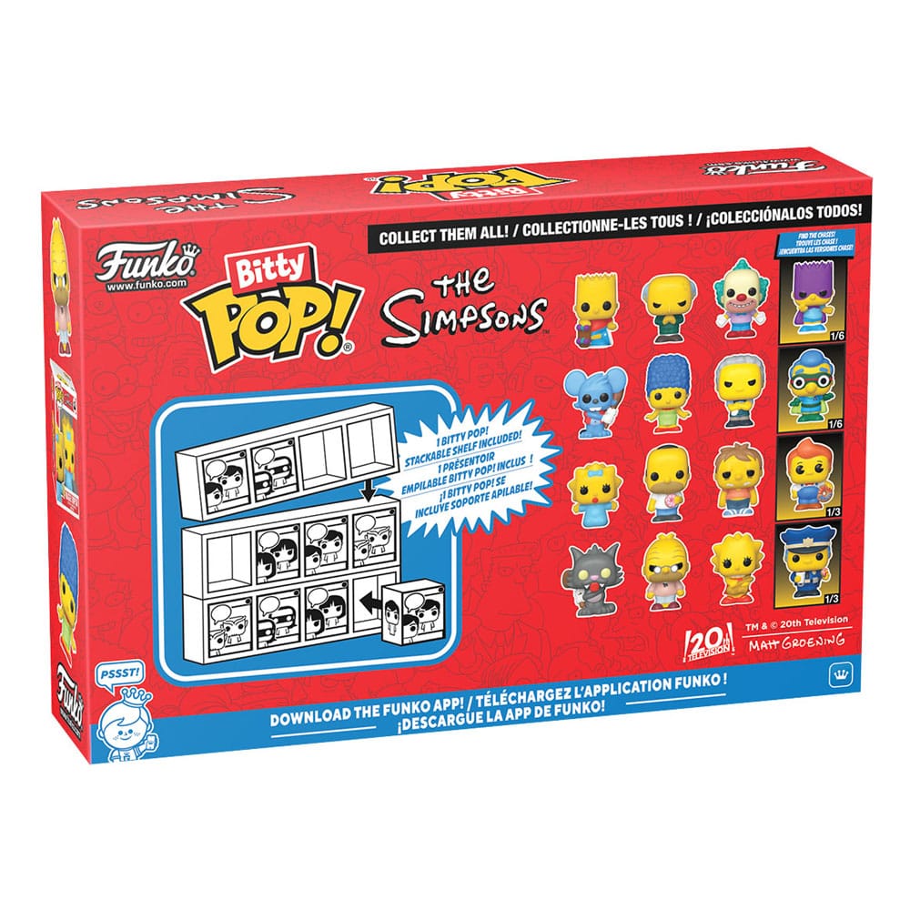 The Simpsons Bitty POP! Vinyl Figure 4-Pack Series 3 2 cm - Funko Pop! Figures
