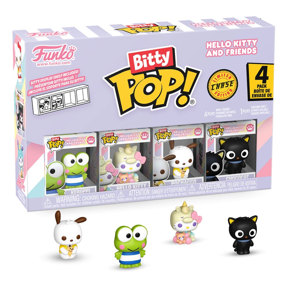 Hello Kitty and Friends Bitty POP! Vinyl Figure 4-Pack Series 2 2 cm - Funko Mini Figures, POP! Figures