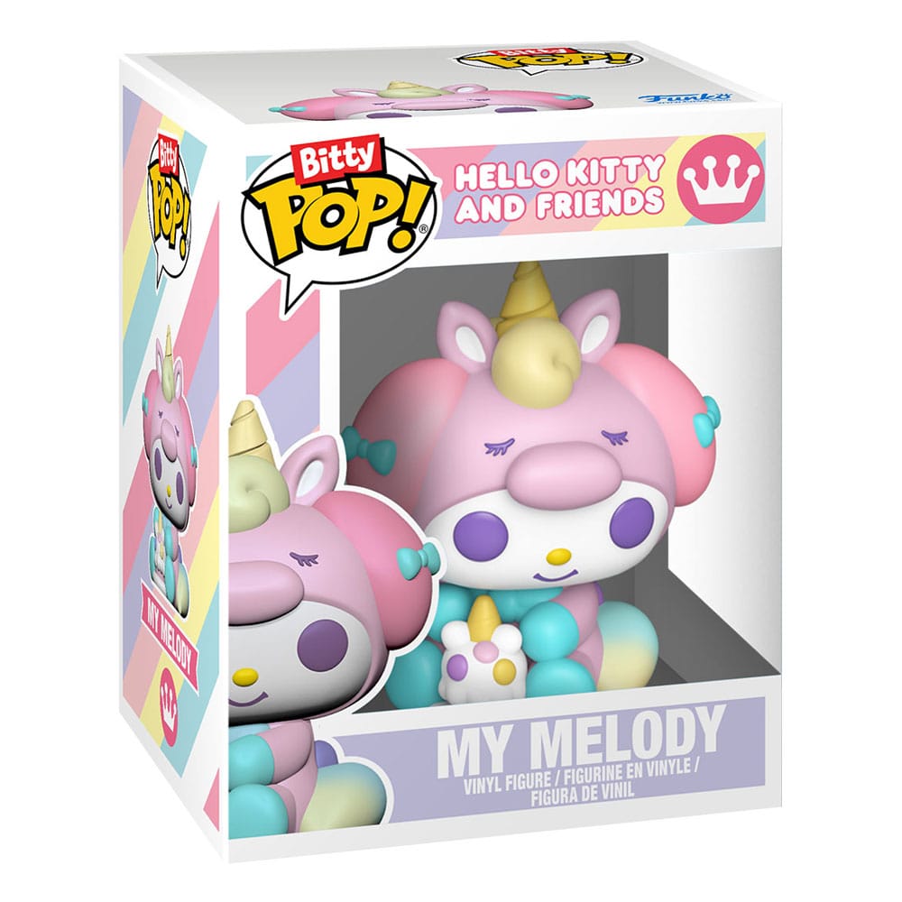Hello Kitty and Friends Bitty POP! Vinyl Figure 4-Pack Series 3 2 cm - Funko Mini Figures, Pop! Figures