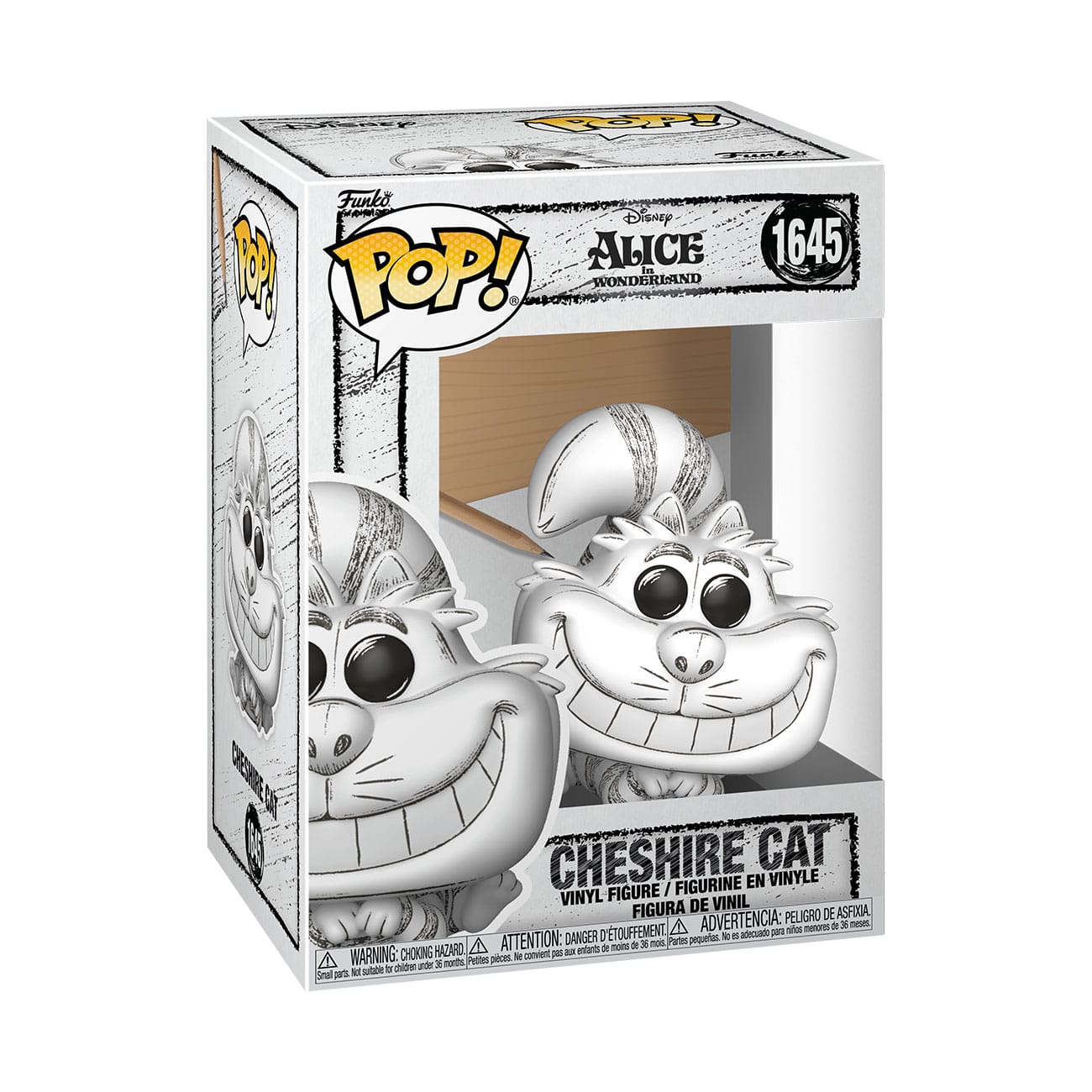 Disney POP!: Alice in Wonderland: Cheshire Cat (Sketched) #1645: Vinyl Figure