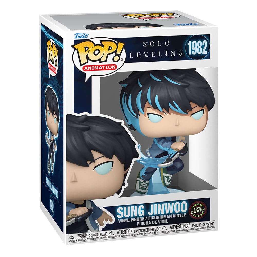 Solo Leveling POP! Animation Vinyl Figure Sung Jinwoo with Chase Assortment Box Qty 6 - Funko Pop! Figures