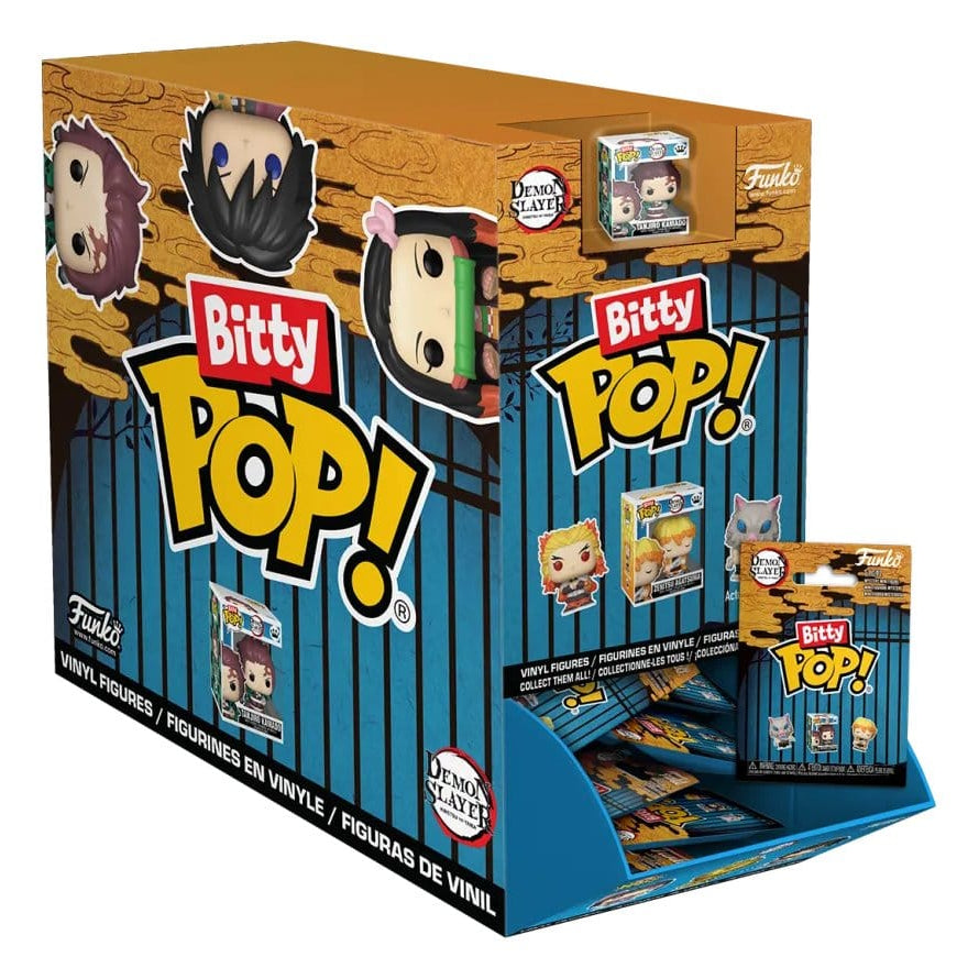 Demon Slayer: Kimetsu no Yaiba - The Movie Bitty POP! Vinyl Figures 2 cm Display Box Qty 32 - Funko POP! Figures
