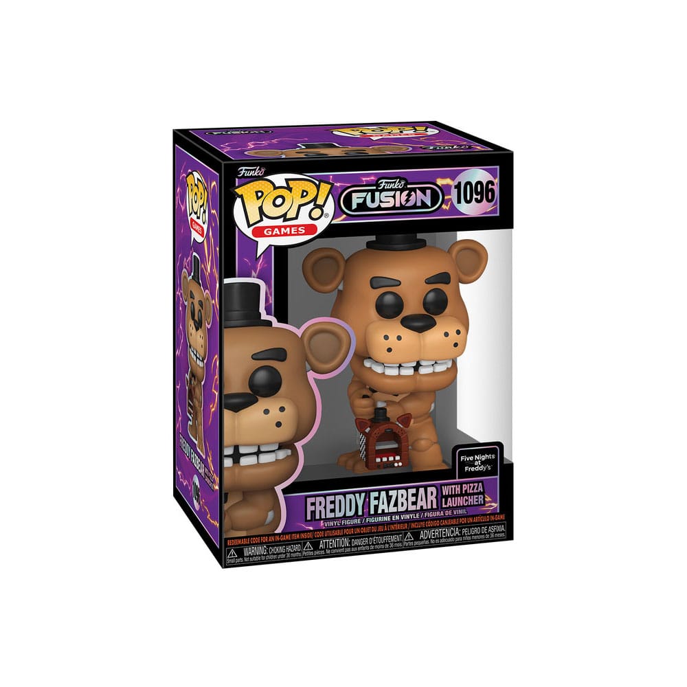 Funko Fusion POP! Games Vinyl Figures Freddy Fazbear with Pizza Launcher w/CH Assortment 6 - Funko Pop! Figures