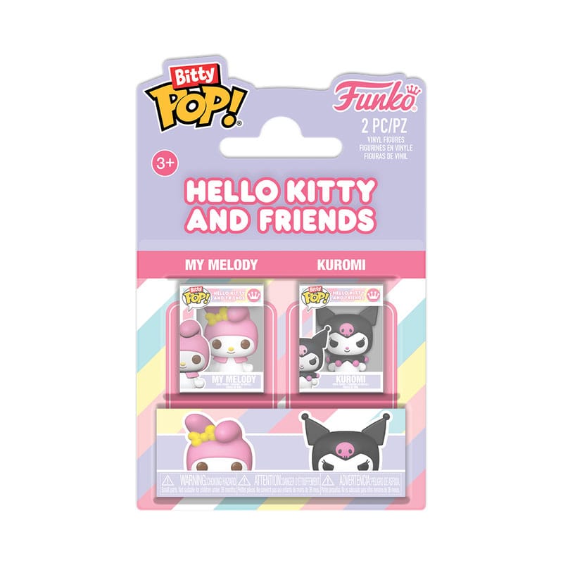 Hello Kitty Bitty POP! Vinyl Figures 2-Pack My Melody&Kuromi - Funko POP! Figures