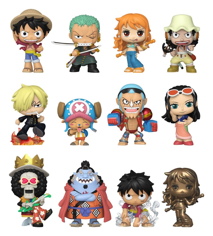 One Piece Mini Figures PDQ 5 cm Display Box Qty 12 - Funko Blind Boxes, Mini Figures & Capsule Toys