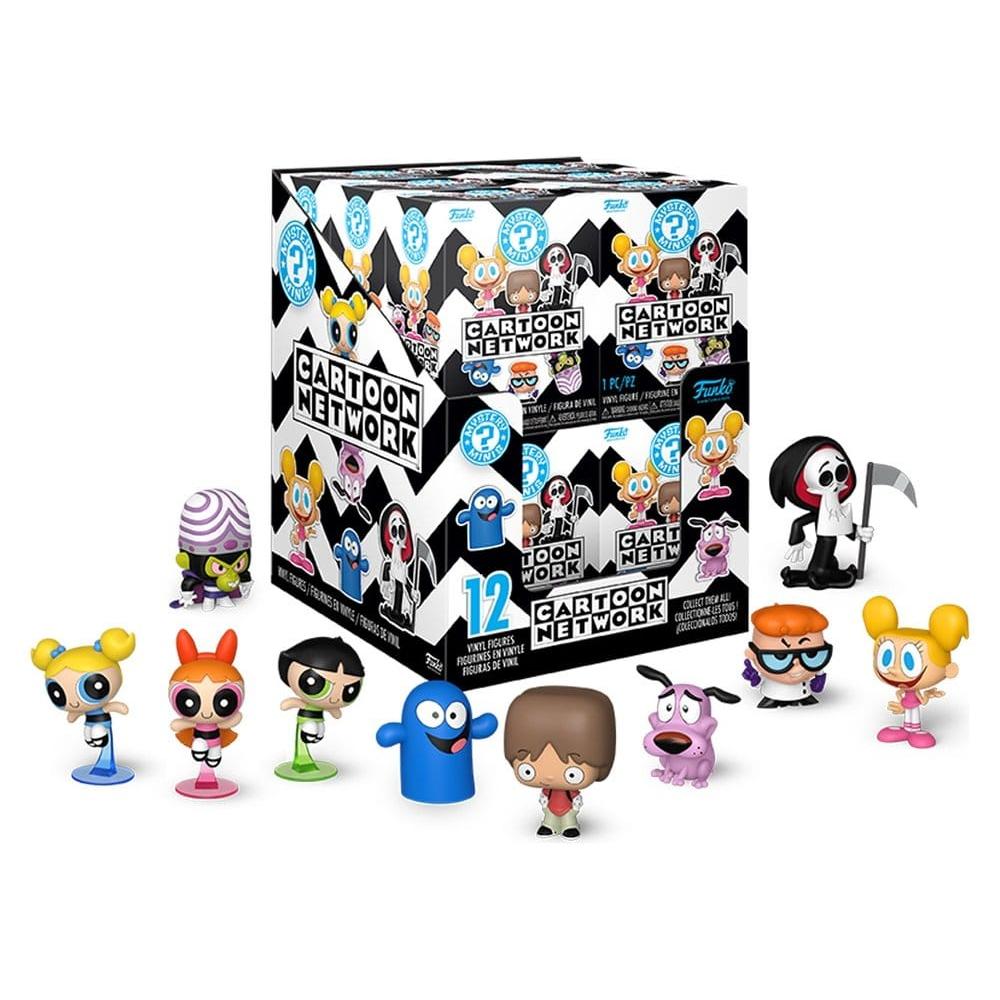 Cartoon Network Mystery Mini Figures 5 cm Blind Box Display Box Qty 12 - Funko Blind Boxes, Mini Figures & Capsule Toys