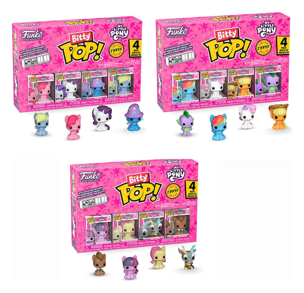 My Little Pony Bitty POP! Vinyl Figure PDQ 2,5 cm Assortment Box Qty 12
