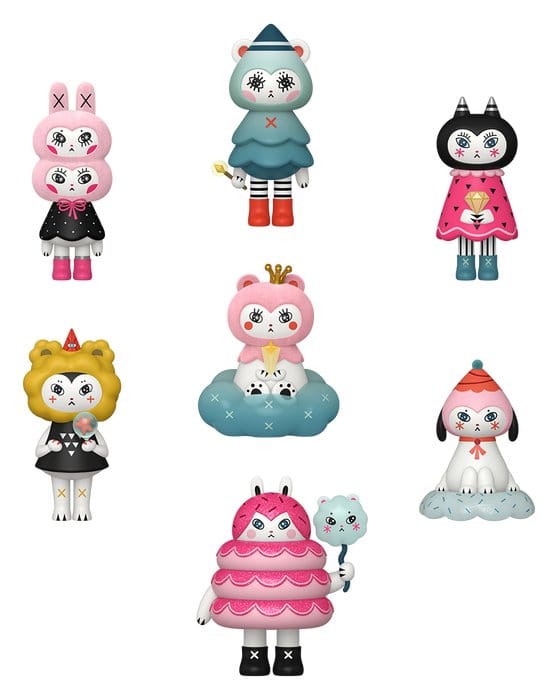 Funko-Legacy POP! PremBB Vinyl Figures Wonder Club PCQ with Chase Assortment Box Qty 6 - Funko POP! Figures