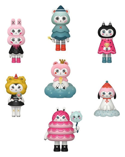 Funko-Legacy POP! PremBB Vinyl Figures Wonder Club PCQ with Chase Assortment Box Qty 6 - Funko POP! Figures
