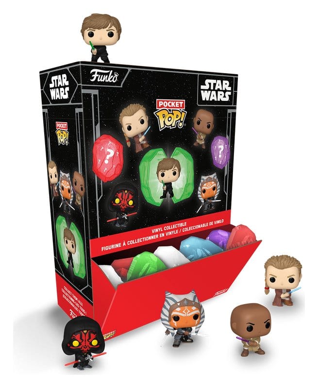 Star Wars Mystery Pocket POP! Vinyl Figure Kyber Crystals 4 cm Display Box Qty 12 - Funko POP! Figures