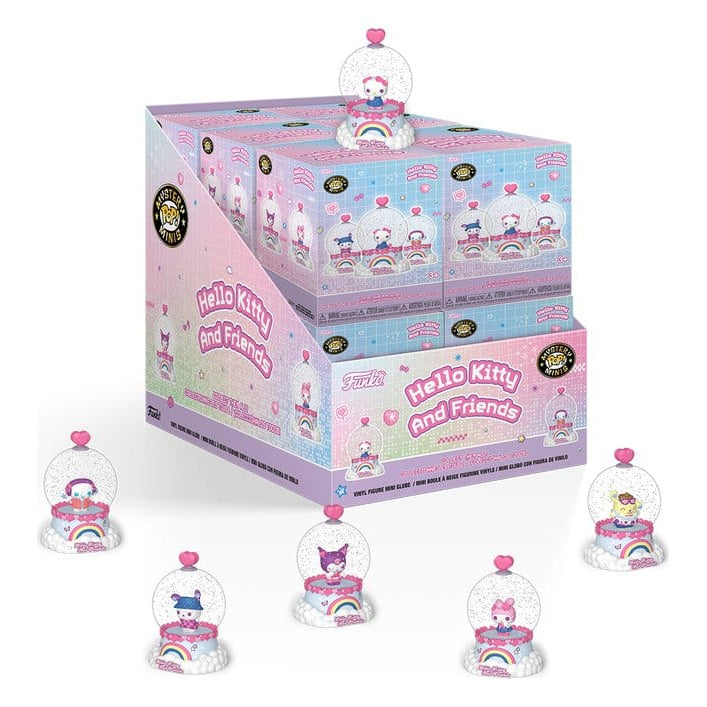 Hello Kitty & Friends Mystery Minis Snow Globes 12 pc 5 cm Blind Box Display Box Qty 12 - Funko Blind Boxes