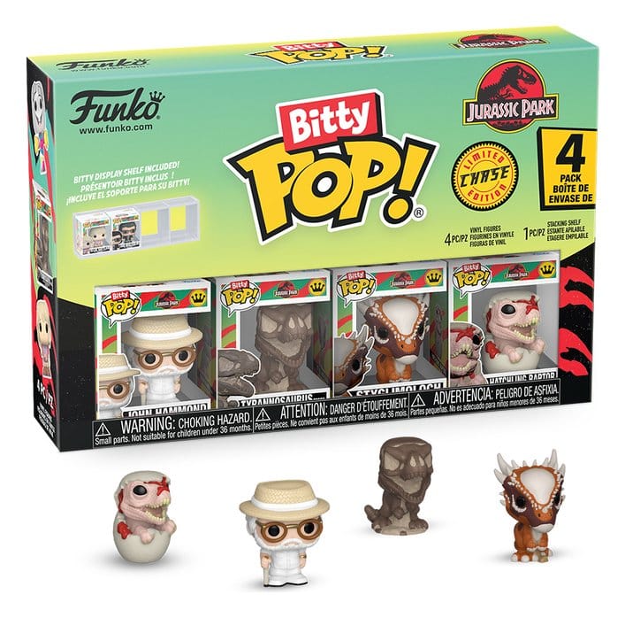 Jurassic Park Bitty POP! Vinyl Figure 4-Pack Series 2 2,5 cm - Funko Pop! Figures