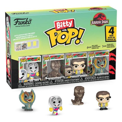 Jurassic Park Bitty POP! Vinyl Figure 4-Pack Mr. DNA 2,5 cm - Funko Pop! Figures
