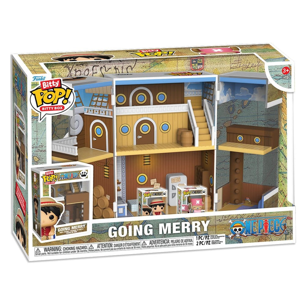 One Piece Bitty POP! Bitty Box Display with 2 Vinyl Figures Going Merry - Funko POP! Figures