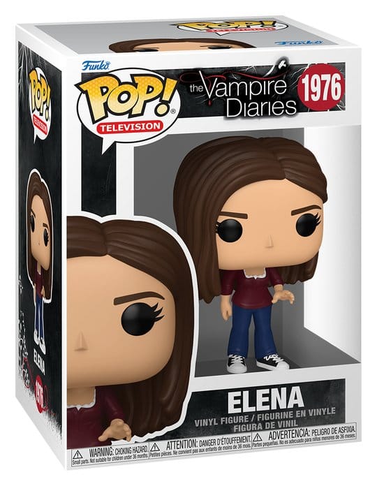 Vampire Diaries POP! Animation Vinyl Figures Elena w/Chase Assortment (6)