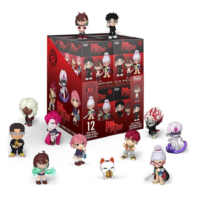 DanDaDan Mystery Mini Figures 5 cm Display Box Qty 12 - Funko Blind Boxes