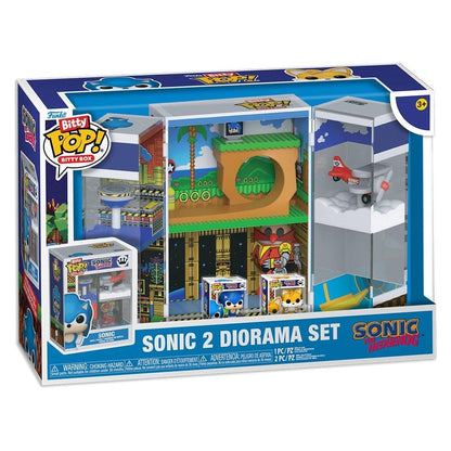 Sonic 2 Bitty POP! Boxes Vinyl Figure Diorama Set - Funko POP! Figures