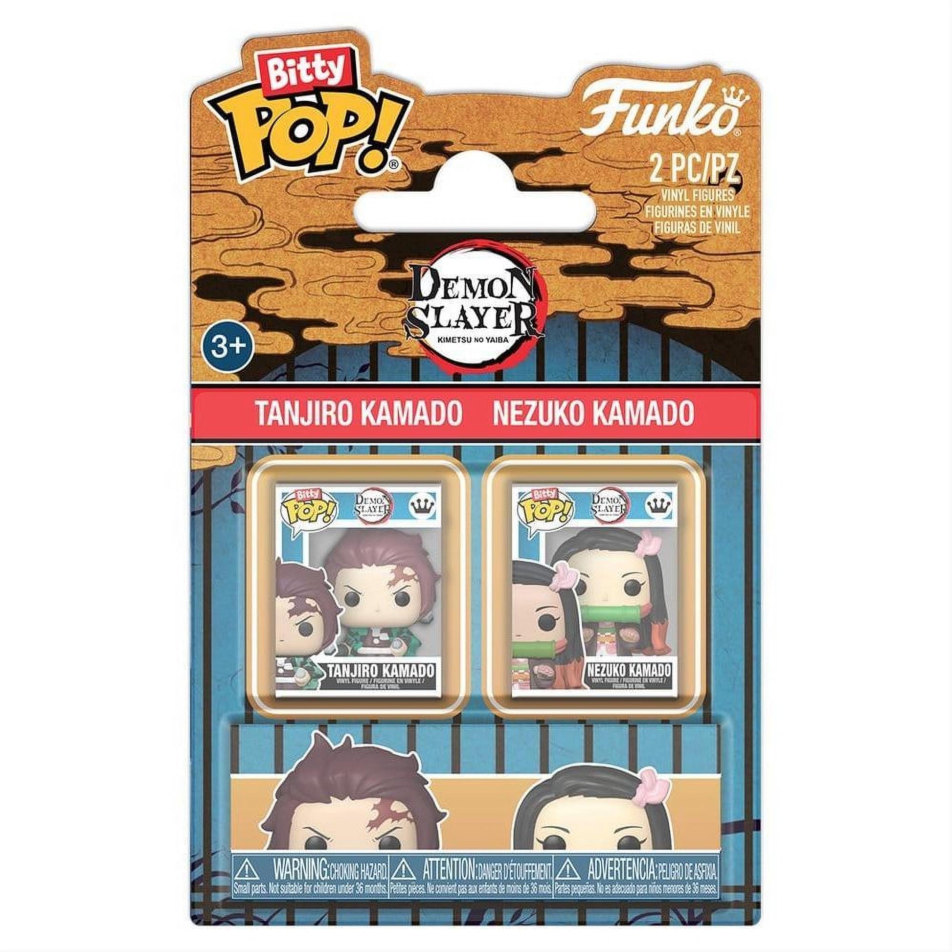 Demon Slayer: Kimetsu no Yaiba Bitty POP! Vinyl Figures 2-Pack Tanjiro & Nezuko 2 cm - Funko Pop! Figures