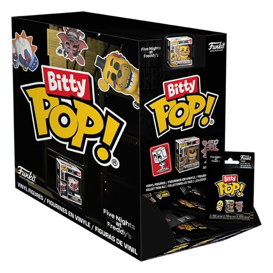 Five Nights at Freddy's Bitty POP! Vinyl Figures 2 cm Display Box Qty 32 - Funko Mini Figures, POP! Figures