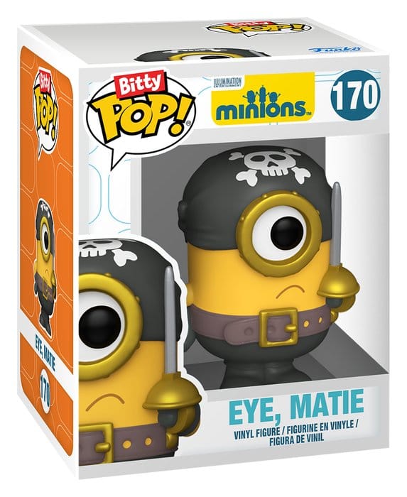 Minions Bitty POP! Vinyl Figures 2-Pack Bride Kevin & Eye, Matie 2 cm - Funko Pop! Figures