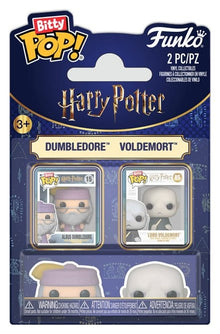 Harry Potter Bitty POP! Vinyl Figure 2-Pack Dumbledore/Voldemort 2 cm - Funko Mini Figures, POP! Figures