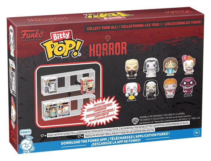 IT Bitty POP! Vinyl Figure 4-Pack Pennywise 2,5 cm - Funko Mini Figures, POP! Figures
