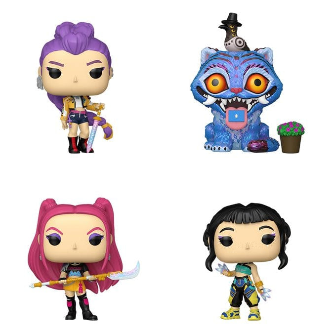 KPop Demon Hunters POP! Vinyl Figures 4-Pack KPOP DH - Funko Mini Figures, POP! Figures