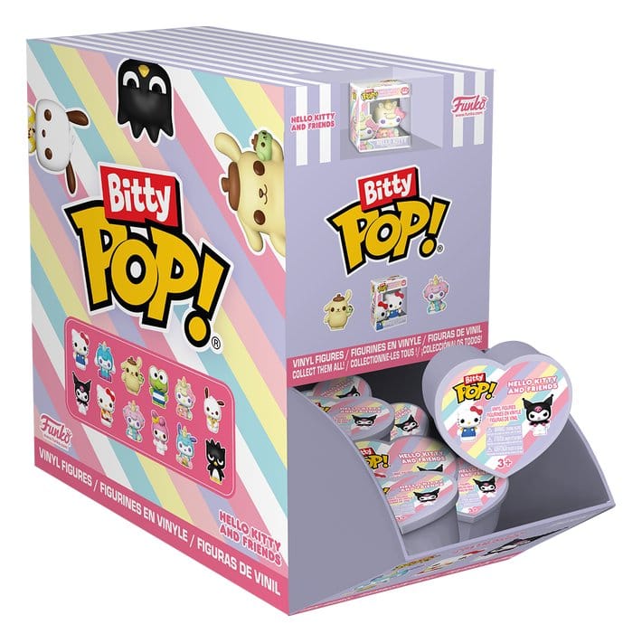 Hello Kitty&Friends POP! Vinyl Figure Hearts PDQ Display Box Qty 24 2,5 cm