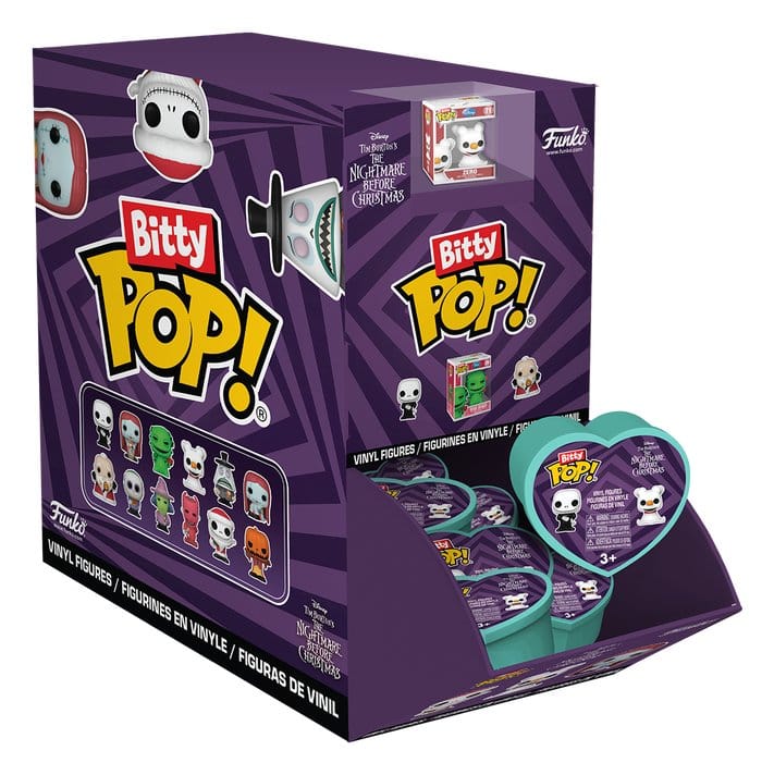 Nightmare Before Christmas POP! Vinyl Figure Hearts Classic PDQ Display Box Qty 24 2,5 cm