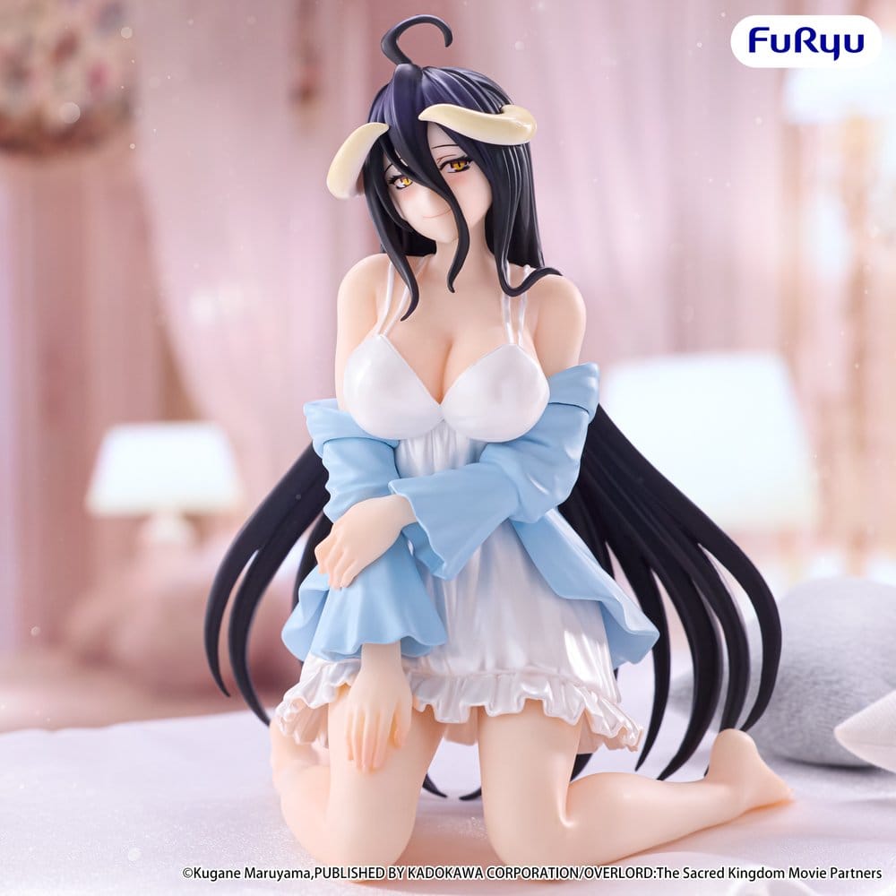 Overlord Noodle Stopper PVC Figure Albedo Loungewear Pearl White Ver. 12 cm - Furyu Statues