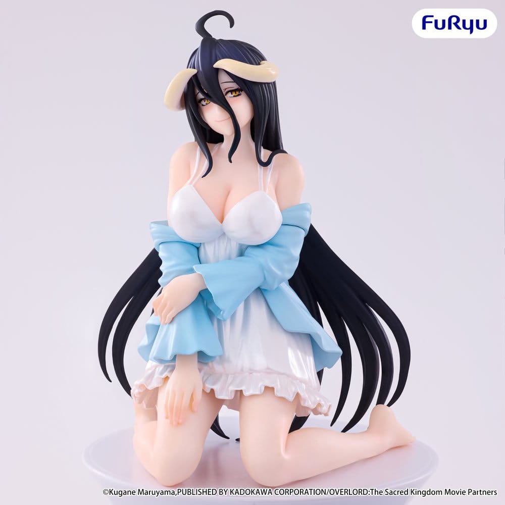 Overlord Noodle Stopper PVC Figure Albedo Loungewear Pearl White Ver. 12 cm - Furyu Statues