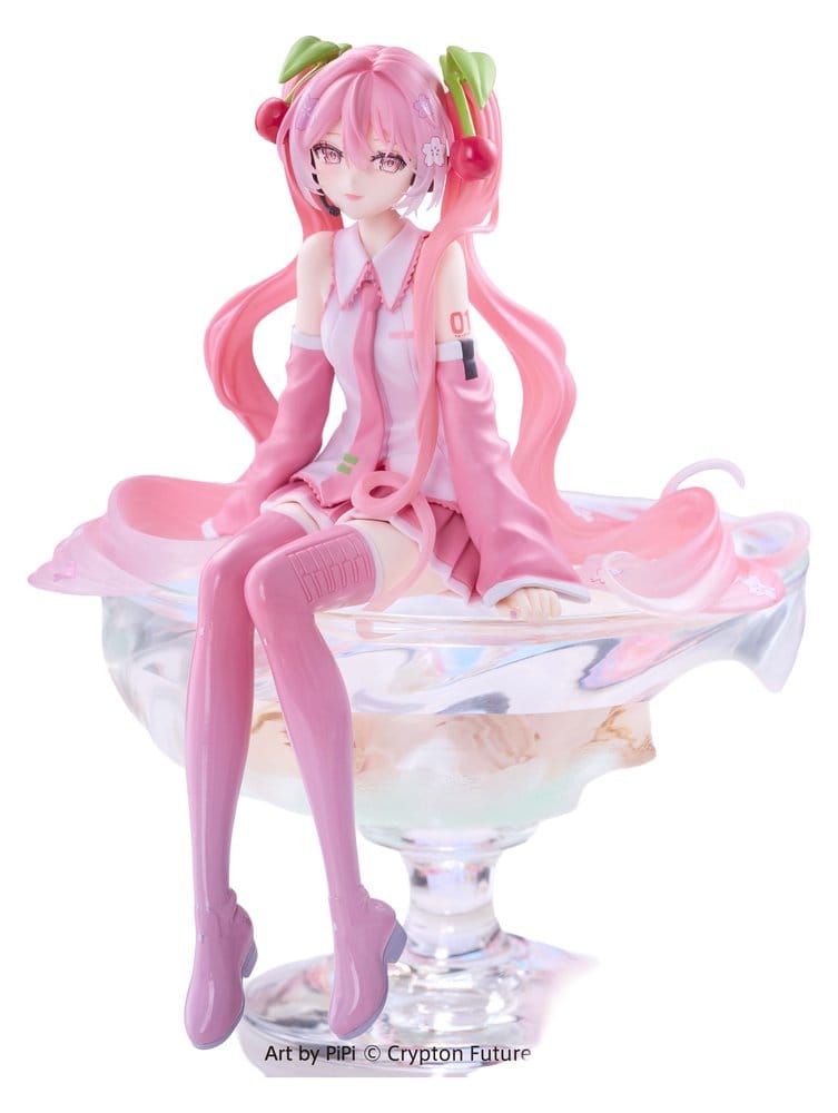Hatsune Miku Noodle Stopper PVC Figure Sakura Miku 2026 Smile Ver.
