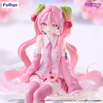 Hatsune Miku Noodle Stopper PVC Figure Sakura Miku 2026 Smile Ver. - Furyu Statues
