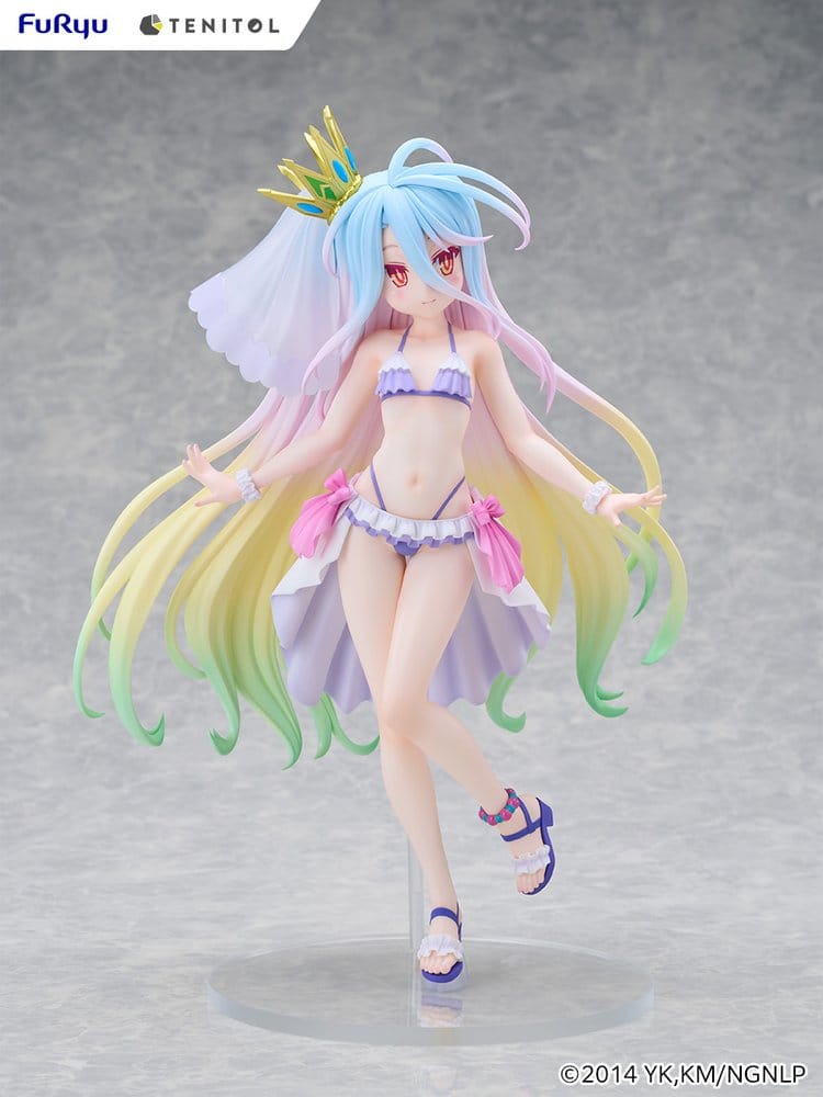 No Game No Life Tenitol Tall PVC Figure Shiro swimwear dress Ver.