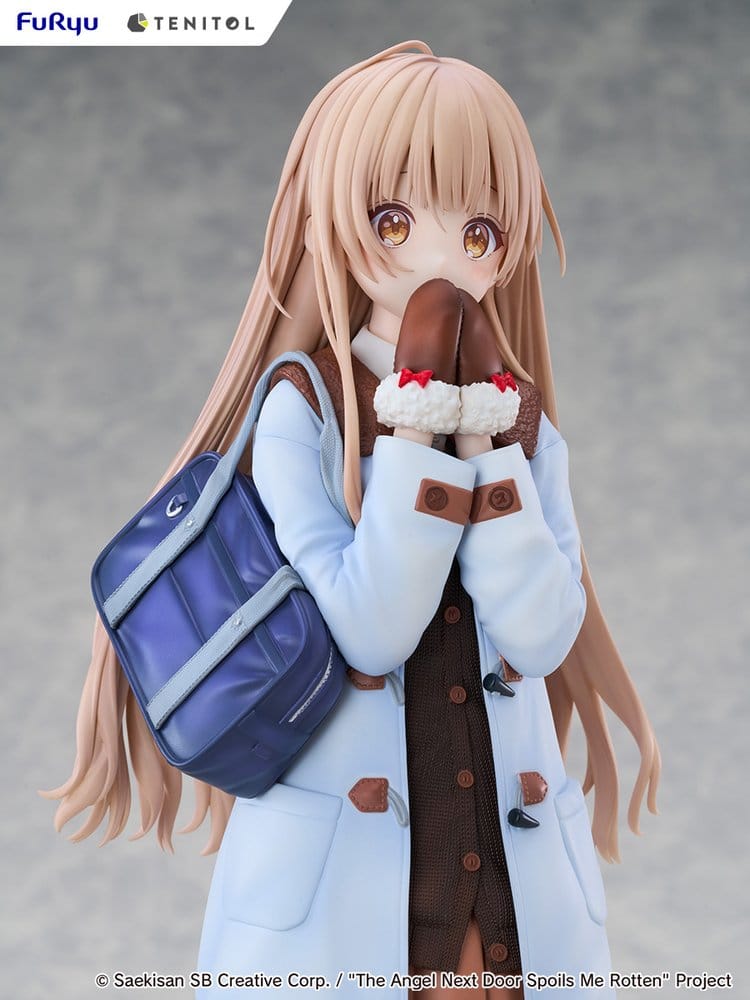 The Angel Next Door Spoils Me Rotten Tenitol Tall PVC Figure Mahiru Shiina Winter clothes Ver. - Furyu Statues