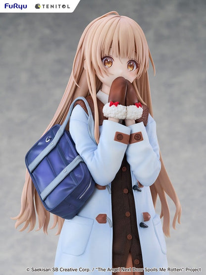 The Angel Next Door Spoils Me Rotten Tenitol Tall PVC Figure Mahiru Shiina Winter clothes Ver. - Furyu Statues