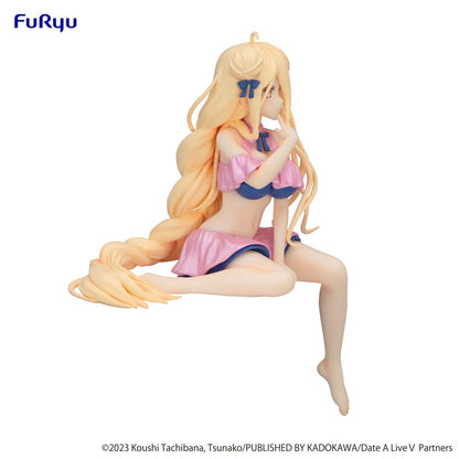 Date A Live V Noodle Stopper PVC Statue Mukuro Hoshimiya Swimsuit Pastel Pink Color Ver. 13 cm - Furyu Statues