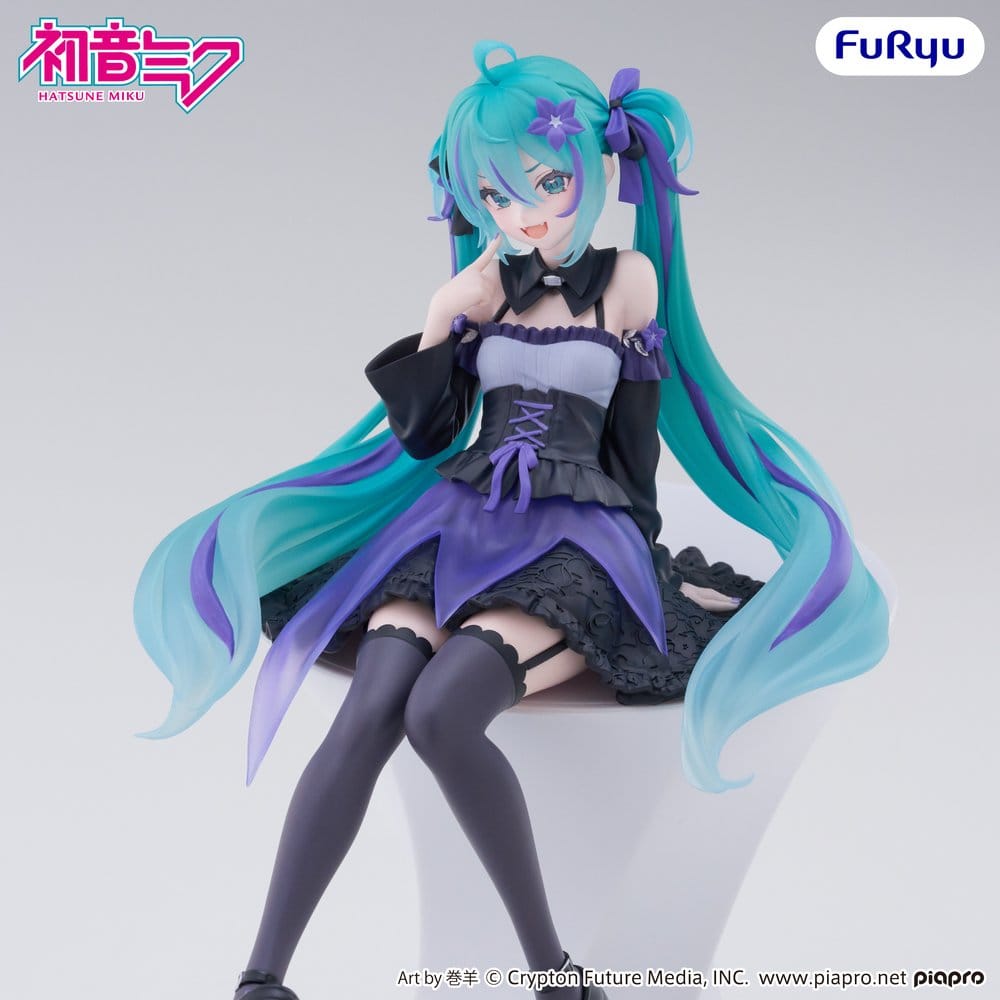 Hatsune Miku Noodle Stopper PVC Figure Flower Fairy Bellflower 14 cm - Furyu Statues