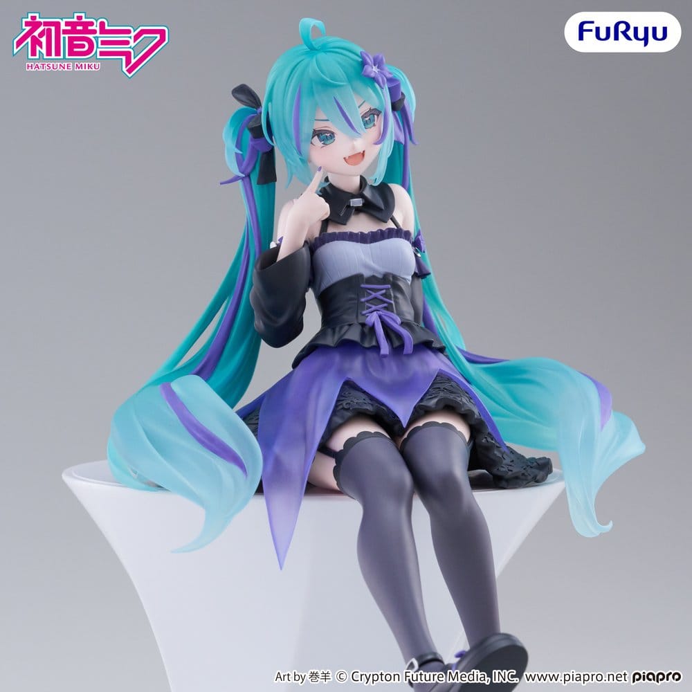 Hatsune Miku Noodle Stopper PVC Figure Flower Fairy Bellflower 14 cm - Furyu Statues
