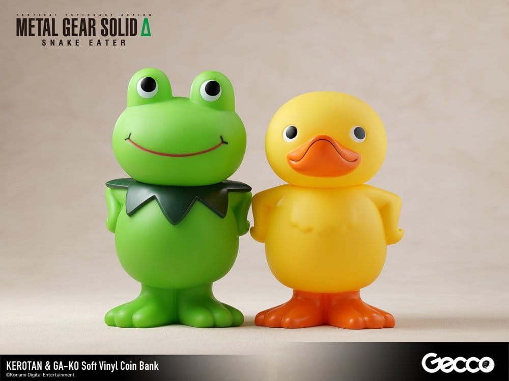 Metal Gear Solid ?: Snake Eater Soft Vinyl Bank Kerotan 21 cm - Gecco Banks