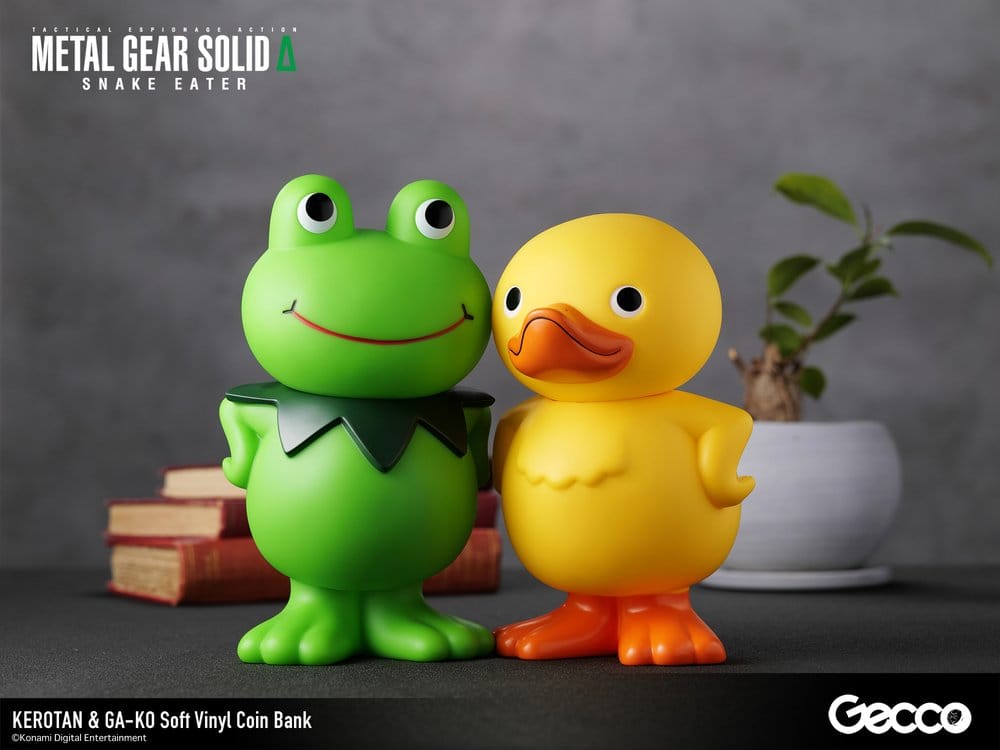 Metal Gear Solid ?: Snake Eater Soft Vinyl Bank Kerotan 21 cm - Gecco Banks