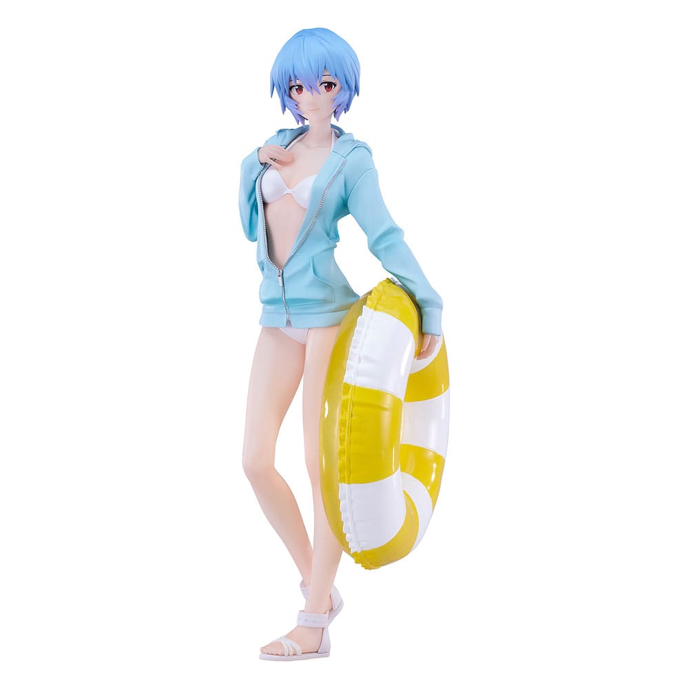 Rebuild of Evangelion Pop Up Parade L PVC Statue Beach Queens: Rei Ayanami 22 cm - Good Smile Company Statues
