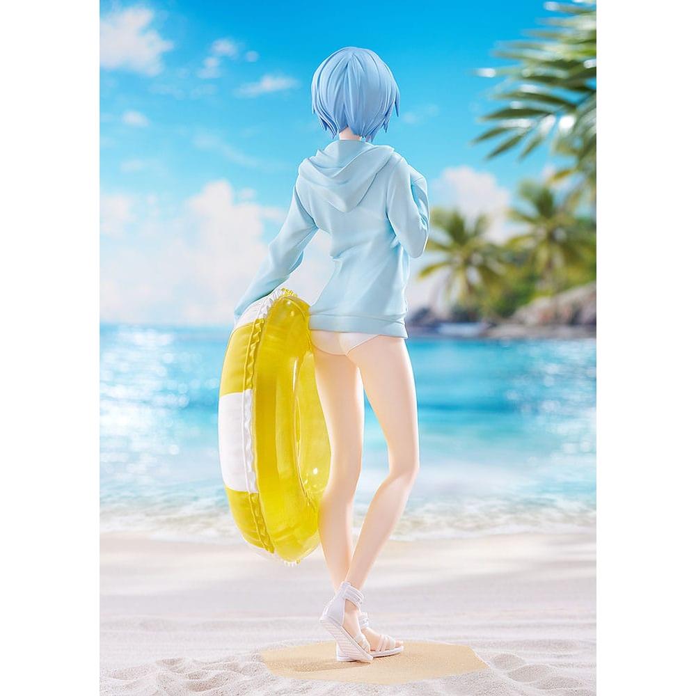 Rebuild of Evangelion Pop Up Parade L PVC Statue Beach Queens: Rei Ayanami 22 cm - Good Smile Company Statues