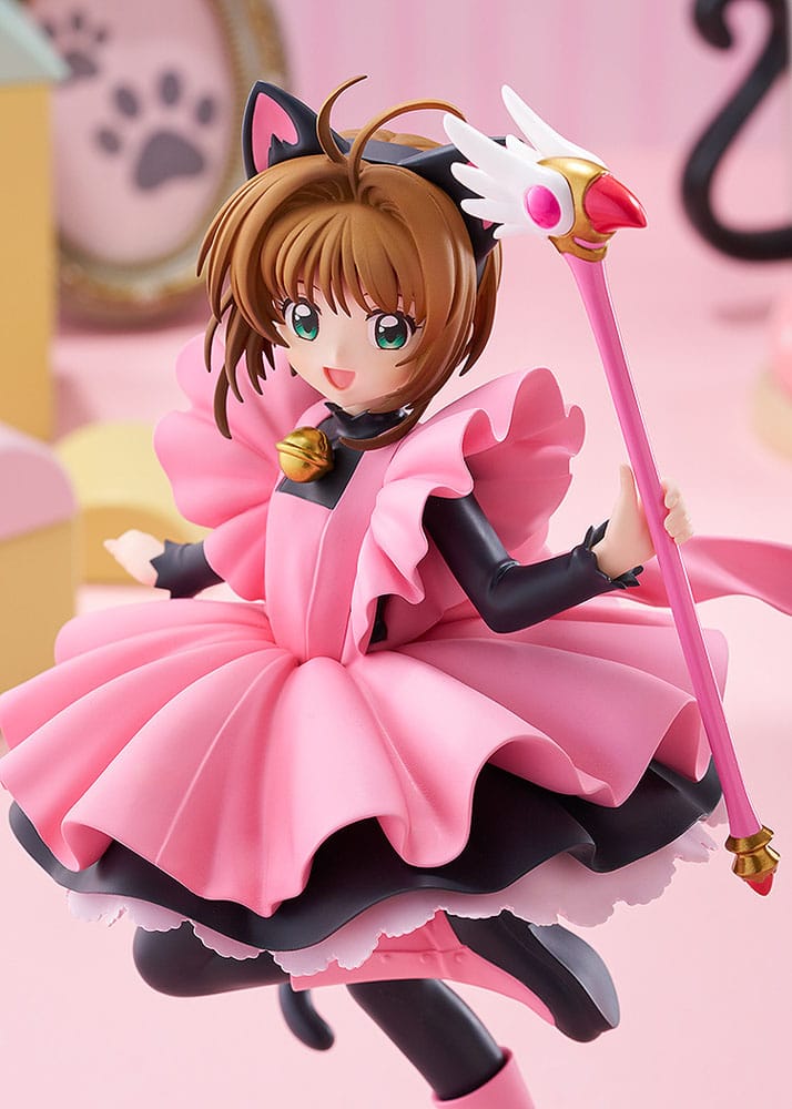 Cardcaptor Sakura Pop Up Parade PVC Statue Sakura Kinomoto: Black Cat Costume Ver. L Size 22 cm - Good Smile Company Statues