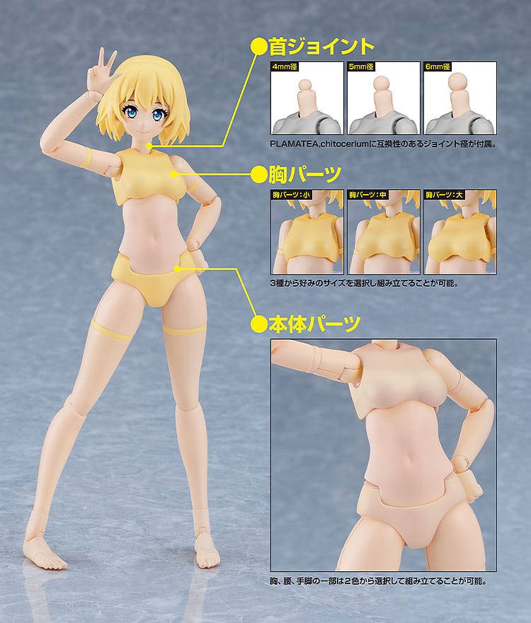 Cutie Honey Nova Plastic Model Kit PLAMATEA Muse Body: Ichika B Type 15 cm - Good Smile Company Model kits